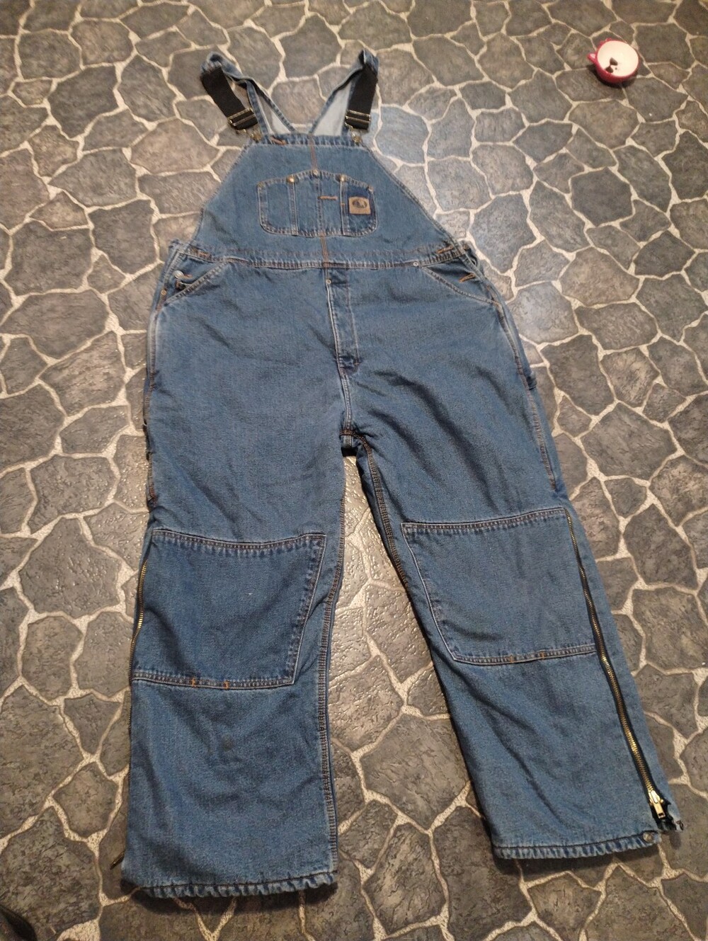 BERNE Insulated heavy denim work overalls 46 " x 30 " VINTAGE